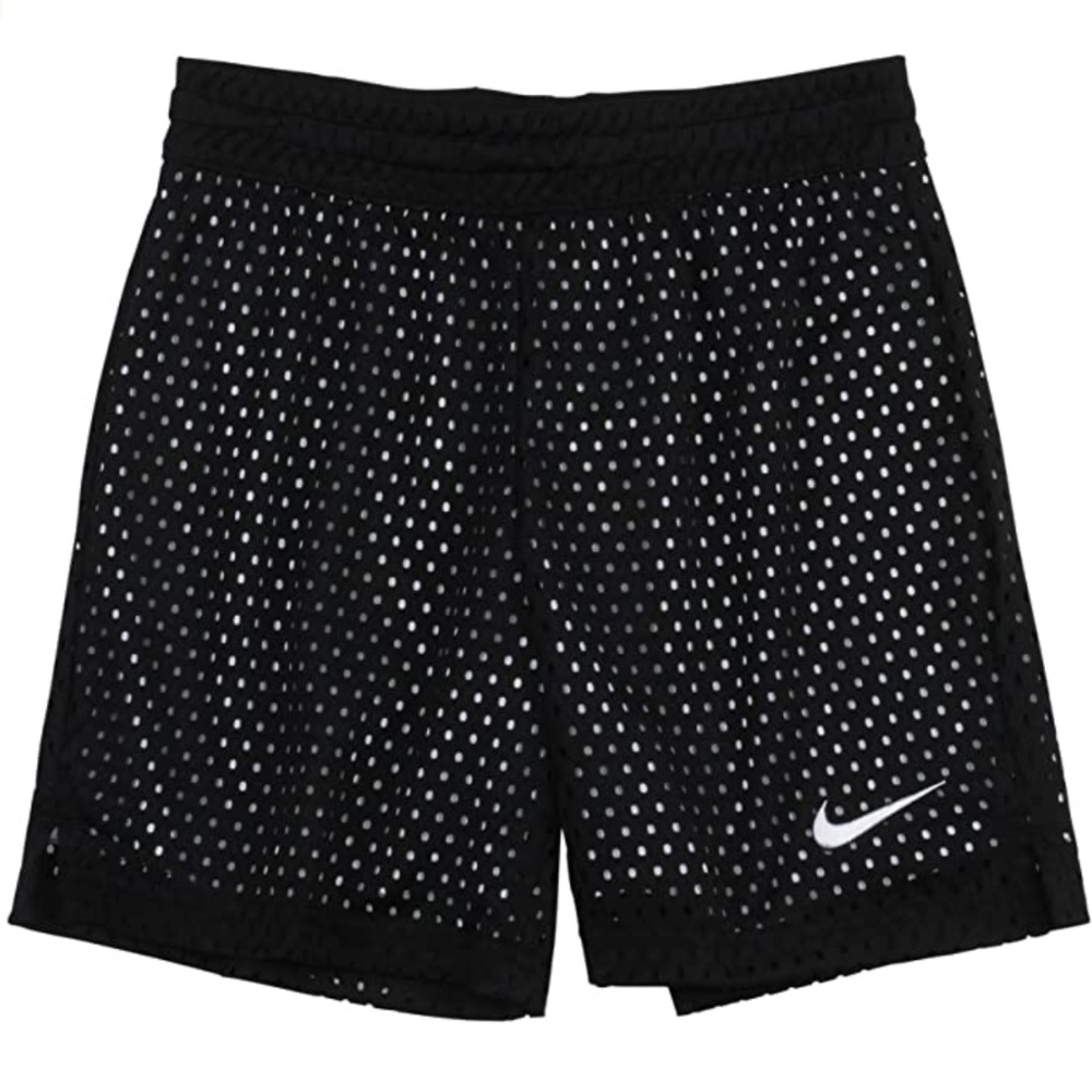 Nike Girls Dri Fit Mesh Black Basketball Shorts